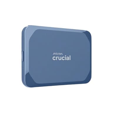Crucial X10 8TB External Portable SSD Drive - Up to 2100MB/s, USB-C 3.2 Gen2, IP65 Dust and Water Resistant, External Solid State Drive, Matte Blue - CT8000X10SSD9-02