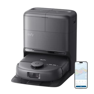 eufy New 2026 Robot Vacuum Cleaner With Mop,C28 Omni,HydroJet Self-Cleaning Roller Mop,Upgraded from X10 Pro,15,000Pa Suction,All-in-1 Station,Tangle-Free,Auto Mop Washing&Drying,AI Obstacle Avoidance