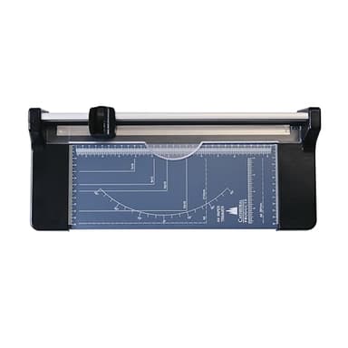 Cathedral Products A4 Rotary Paper Trimmer Cutter with Metal Base - 320 x 157mm Cutting Table