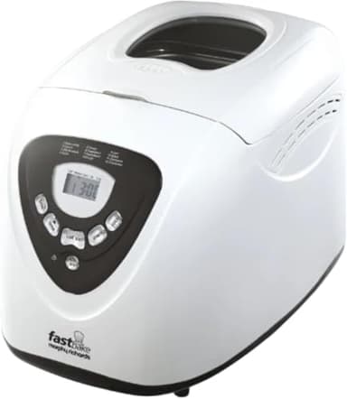 Morphy Richards Fastbake Breadmaker, 12 Programmes, 1.5lb, 2lb Loaf Sizes, 13 Hour Delay Timer, Keep Warm, White, 48281
