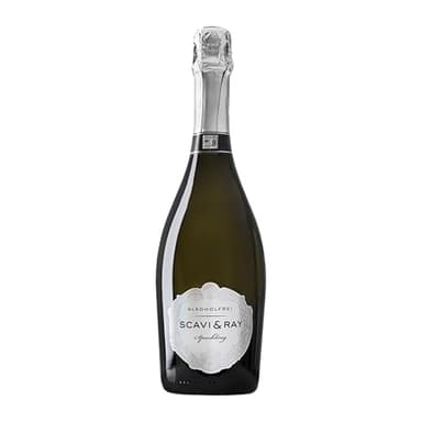 Scavi & Ray Alcohol Free Sparkling Wine, Non-Alcoholic Prosecco Alternative, 0 Percent ABV, Ideal for New and Expecting mums, Low Calorie