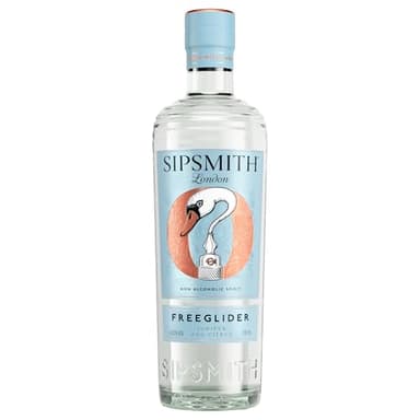 Sipsmith | FreeGlider | Craft | Non Alcoholic | Made with Distilled Botanicals | Yuzu & Orange | Juniper & Capiscum | 0.5% ABV | 70cl