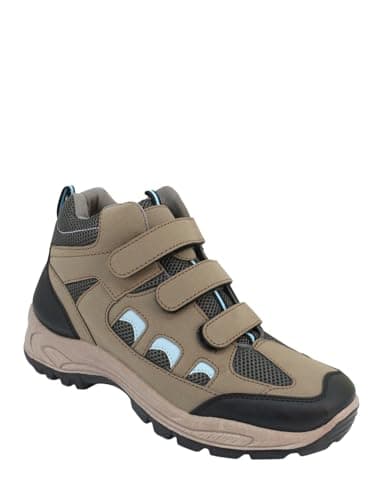 Chums Ladies Wide EE Fit Walking Demi Boot with Touch Fastening & Cushioned Ankle Support Natural 5