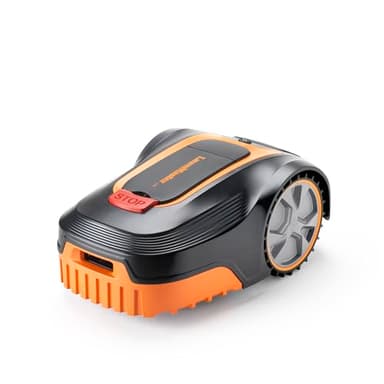 LawnMaster L10 Robotic Lawnmower. Fully Automatic Robot Mower with Auto Charging Docking Station & 20V MAX 2.0Ah Lithium-Ion Battery. For Lawns up to 400m², 18cm Cut Width, Cut Height Adjust