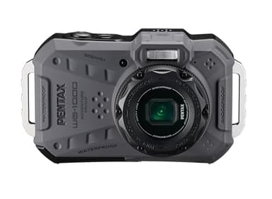 PENTAX WG-1000 Gray Waterproof Digital Compact Camera, Designed for Casual Outdoor and Underwater Photography, Waterproof to a Depth of 15 Meters, for up to one Hour of Continuous Operation