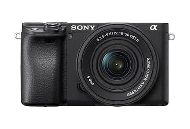 Sony Alpha 6400 APS-C Mirrorless Camera with 16-50mm Lens (24.2MP, Real-Time Eye Autofocus, 4K Video, 0.02s Fast AF, Tiltable Screen, Ideal for Vlogging, Travel and Content Creation)