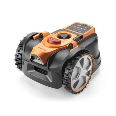 LawnMaster OcuMow® AMB16-400 Autocharging Vision Robot Lawn Mower with Charging Station. No Boundary Wire or App Needed. Robot Mower with Drop & Mow for Multiple Lawns. For lawns up to 400m2.