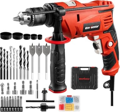 Enventor Hammer Drill, 900W 0-3000RPM Electric Corded, 13mm Chuck
